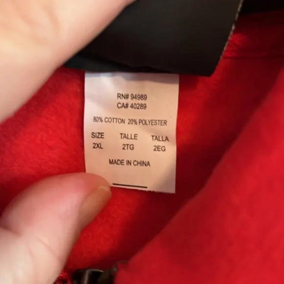 New England Patriots Women’s Plus Size Zip Up Hoodie size XXL *NWT* - Picture 11 of 12